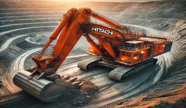 Hitachi heavy equipment for mining